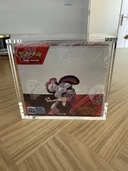 Pokemon TCG Destined Rivals Sealed Booster Box with Acrylic Magnetic Case - Image 1