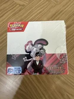 Pokemon TCG Destined Rivals Sealed Booster Box with Acrylic Magnetic Case - Image 2