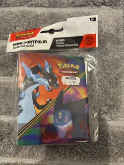 Pokemon Tcg Phantasmal Flames Mini Portfolio/Binder Holds 60 No Booster Pack - Image 1