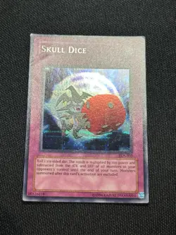 Skull Dice - EDS-003 - Prismatic Secret Rare - Played - YuGiOh - Image 2
