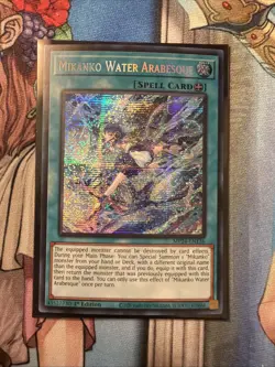 YuGiOh! MP24-EN136 Mikanko Water Arabesque Prismatic Secret Rare NM - Image 1