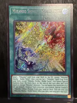 Konami Yu-Gi-Oh! Mikanko Shinbu-Noble Twins MZMU-EN019 1st Ed Holo Spell - Image 1