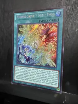 Konami Yu-Gi-Oh! Mikanko Shinbu-Noble Twins MZMU-EN019 1st Ed Holo Spell - Image 3