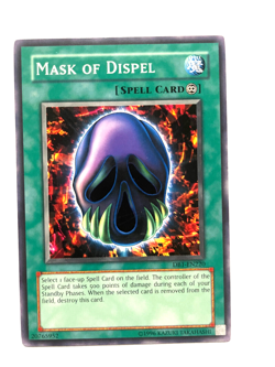 Mask of Dispel - DB1-EN220 - Common - Unlimited Edition - Damaged - Yugioh! - Image 1
