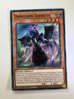 Darklord Djehuty BPRO-EN019 Super Rare 1st Edition YuGiOh Card NM - Image 1