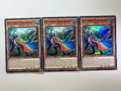 3 x Returned Dino Daneen BPRO-EN093 Super Rare 1st Edition YuGiOh Playset NM - Image 1