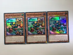 3 x Tellusion the Magnet Warrior BPRO-EN004 Super Rare 1st Ed YuGiOh Playset NM - Image 1