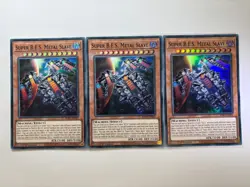 3 x Super B.E.S. Metal Slave BPRO-EN022 Super Rare 1st Edition YuGiOh Playset NM - Image 1