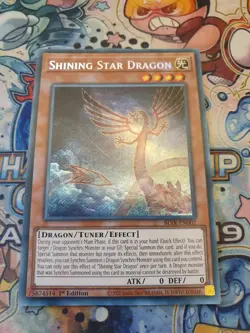 Yu-Gi-Oh! Shining Star Dragon BLTR-EN002 1st Edition Secret Rare - Image 1