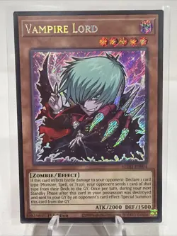 Vampire Lord 1st Edition Secret Rare BLGG-EN004 Yu-Gi-Oh! - Image 1