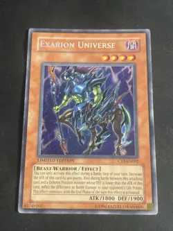 Exarion Universe CT2-EN002 Secret Rare 2005 Collectors Tin Yu-Gi-Oh Limited LP - Image 1