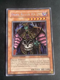 Dark Ruler Ha Des MC1-EN006 Master Collection Volume 1 Yu-Gi-Oh Limited MP - Image 1