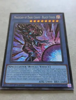 Magician of Dark Chaos - Black Chaos - CORI-EN027 - Secret Rare YuGiOh - Image 2