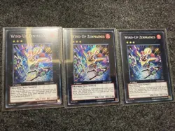 Wind-Up Zenmaines PHSW-EN087 Secret Rare 1st Edition Yugioh 3x - Image 1
