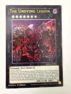 Yugioh - The Undying Legion - Ultra - 1st - MZMU-EN006 - NM - Image 1