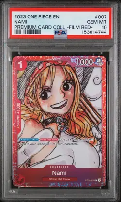 2023 One Piece Premium Card Collection -One Piece Film Red- Nami PSA 10 #007 - Image 1