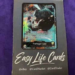 OP10-022 Trafalgar Law Leader Alt Art Royal Blood One Piece TCG English Card - Image 1