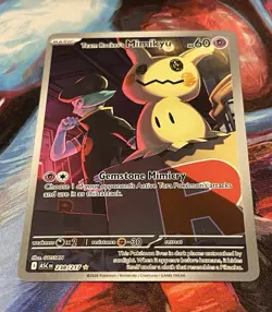 Nintendo Team Rocket's Mimikyu Temporal Forces 238/217 Illus Rare Holo EN 60 HP - Image 1