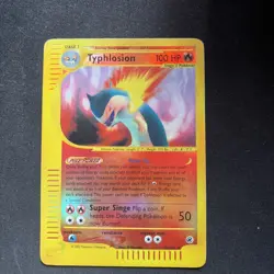 Pokemon TCG Expedition Base Set Typhlosion Reverse Holo Card - Image 1