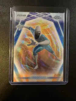2026 Topps Disney Neon Frozone Orange Wave /25 The Incredibles CNE-56 SSP - Image 1