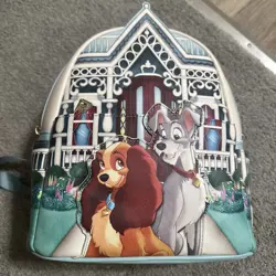 Loungefly Disney’s Lady And The Tramp House Mini Backpack~New - Image 1