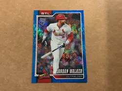 2026 Topps Series 2 Jordan Walker #565 Blue Foil /150 St. Louis Cardinals - Image 1