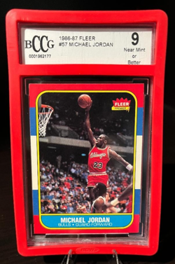🏀🔥 1986 Fleer Michael Jordan Rookie Card #57 – BCCG 9 – The GOAT! 🏀🔥 - Image 1
