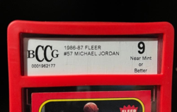 🏀🔥 1986 Fleer Michael Jordan Rookie Card #57 – BCCG 9 – The GOAT! 🏀🔥 - Image 3