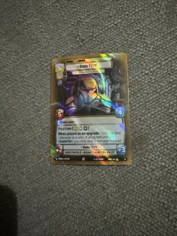 Boba Fett Feared Bounty Hunter Weekly Play Promo Star Wars Unlimited Foil - Image 1