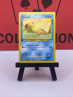 Swinub 84/105 Neo Destiny WOTC 1st Edition Pokemon TCG Regular Common 1999 VLP - Image 2