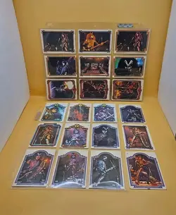 Vintage 1978 - KISS - Gene Simmons - Aucoin Mgt. Collectors Cards - Lot of 21 - Image 1