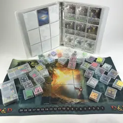 Dice Masters D&D BATTLE FOR FAERUN Binder w/127 Cards/160 Dice/Game Play Pad - Image 1