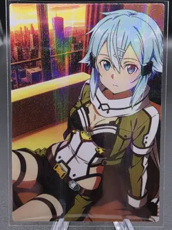 Sinon Art Sword Online Holographic Anime Collectible Trading Card - Image 2