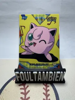 2000 Topps Pokemon TV Animation Edition #39 Jigglypuff Sticker 6 Of 10 NM-MT - Image 1