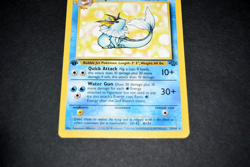 Pokemon Card 28/64 Vaporeon 1999 1st Edition Jungle - Image 4