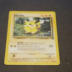 PIKACHU - Jungle Set - 60/64 - Common - Pokemon Card - Unlimited Edition - NM - Image 1