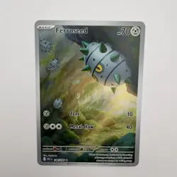 Pokemon Card - Ferroseed White Flare 148/086 2025 Illustration Rare Near Mint - Image 1