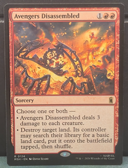 Avengers Disassembled 124 Marvel Super Heroes Card Game MTG Near Mint TCG Magic - Image 1