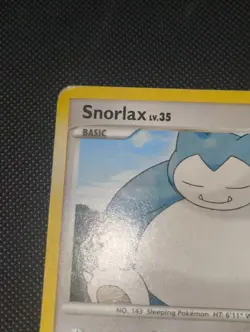 Pokemon TCG Diamond and Pearl Snorlax Card 37/130 Rare Non Holo - Image 2