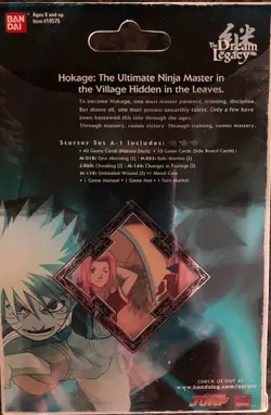 NARUTO DREAM LEGACY -LOT OF 4 STARTER SETS- THEME DECK CCG CARD GAME (A&B)+BONUS - Image 3