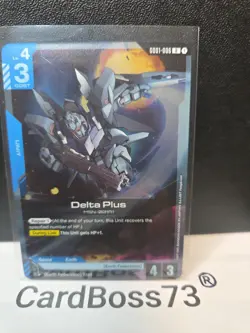 Delta PlusGundam Card Game . Newtype Rising Rare . GDO1-006 - Image 5