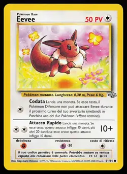 Eevee 51/64 Common ITALIAN Jungle Pokemon Card - Image 1