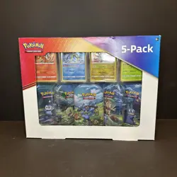 POKEMON TCG Costco 5 Pack Galar Pals Mini Tins Evolving Skies & Brilliant Stars! - Image 1