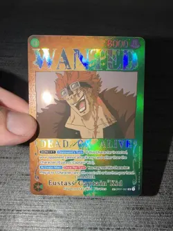 Carte One Piece Eustass « Captain » Kid OP01-051 WANTED SP Special Rare English - Image 3