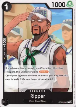 Ripper - OP11-096 - A Fist of Divine Speed - ONE PIECE Card - English - Image 1