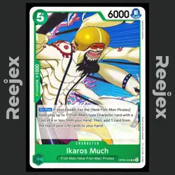 Ikaros Much - OP06-024 - Uncommon - Wings of the Captain - One Piece Card - NM/M - Image 1