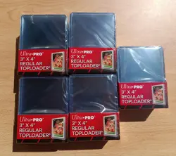 Ultra Pro 125 Toploader 5x25 Card Protection Regular Pokemon Magic One Piece - Image 1