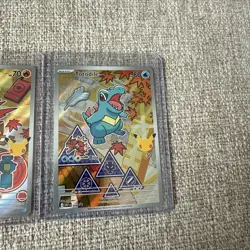 Pokemon TCG First Partner Illustration Collection Series 2 Johto Starters Set #1 - Image 4