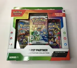 NEW Pokemon First Partner Illustration Collection Series 1 SEALED Box TCG - Image 1
