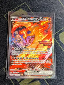 Pokemon TCG Team Rockets Moltres EX Destined Rivals Card 229/182 SIR Stamped - Image 1